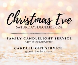 Christmas Eve Candlelight Service @ Sanctuary