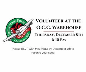 Operation Christmas Child Warehouse @ Operation Christmas Child Warehouse
